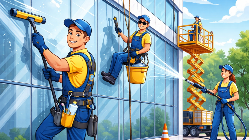 🪟 Glass & Façade Cleaning